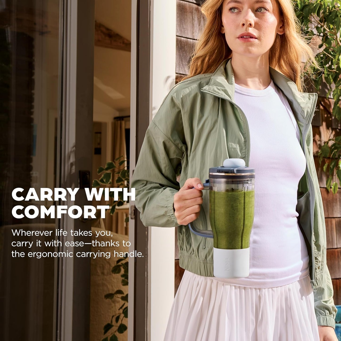 Licuadora Personal Ninja BlendBOSS | De 26 oz con Auto-iQ y Vaso de Viaje Hermético
