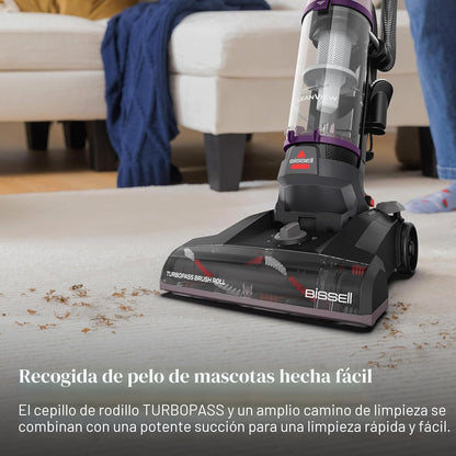 Bissell CleanView 4438 | Aspiradora Vertical sin Bolsa con Potente Succión para Hogares con Mascotas