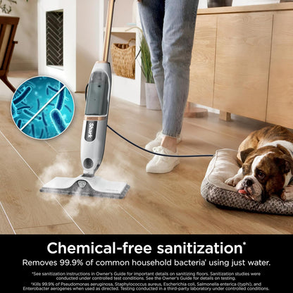 Shark SteamSpot Mopa a Vapor con Ráfaga de Vapor para Pisos Duros