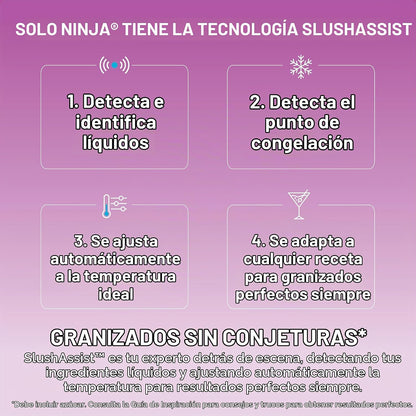 Máquina de Bebidas Congeladas 150 oz - Ninja SLUSHi XL | 6 Programas y SlushAssist