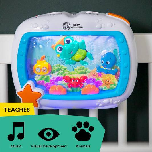 Juguete calmante con control remoto, luces y melodías para recién nacidos - Baby Einstein Sea Dreams