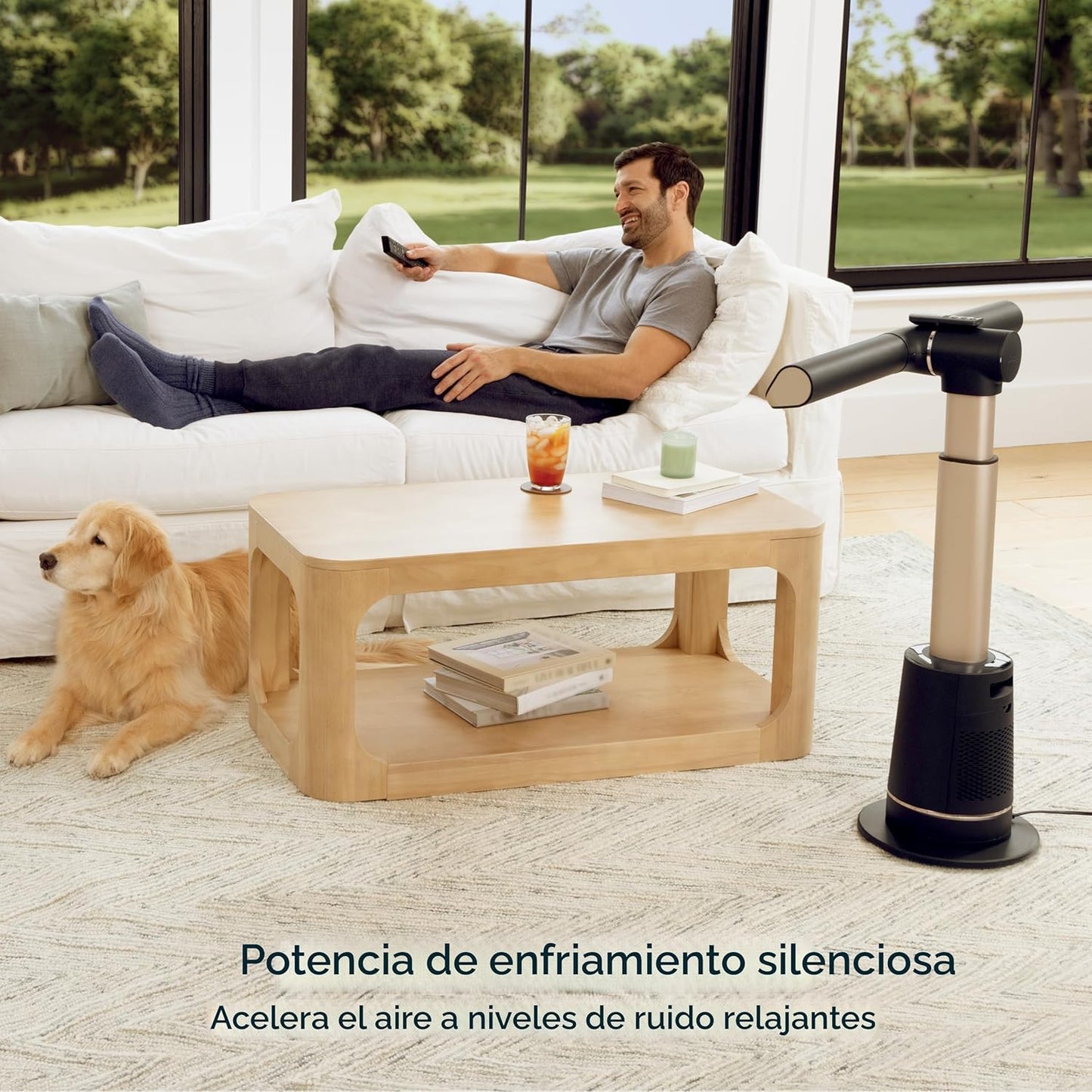 Ventilador de Torre Sin Aspas Ultra Potente - Shark TurboBlade