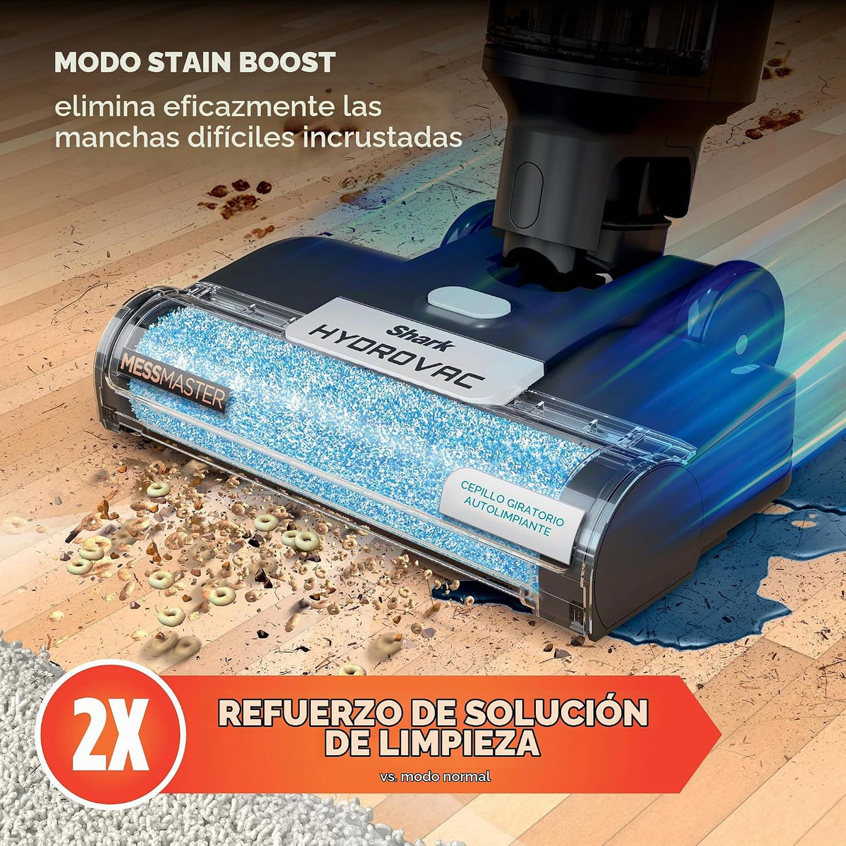 Aspiradora en Seco y Húmedo Inalámbrica 3 en 1 - Shark HydroVac MessMaster –