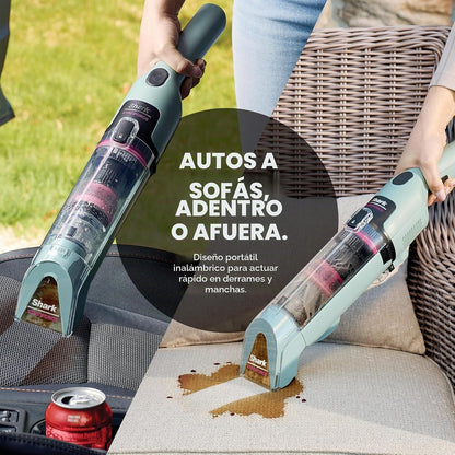 Shark StainForce Inalámbrico | Limpiador Portátil de Manchas para Alfombras, Tapicería y Autos