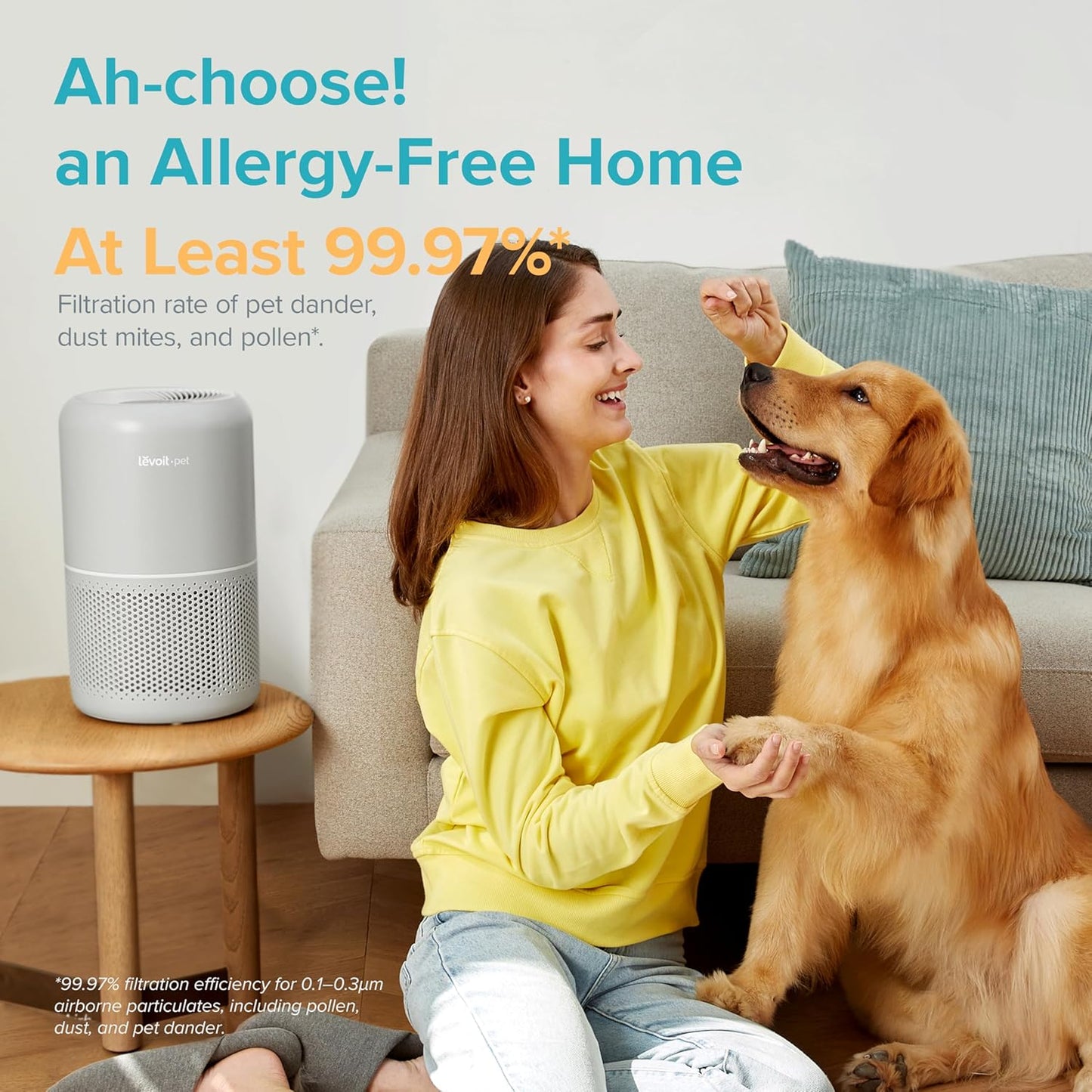 Purificador de Aire para Hogares con Mascotas | LEVOIT Core P350-P
