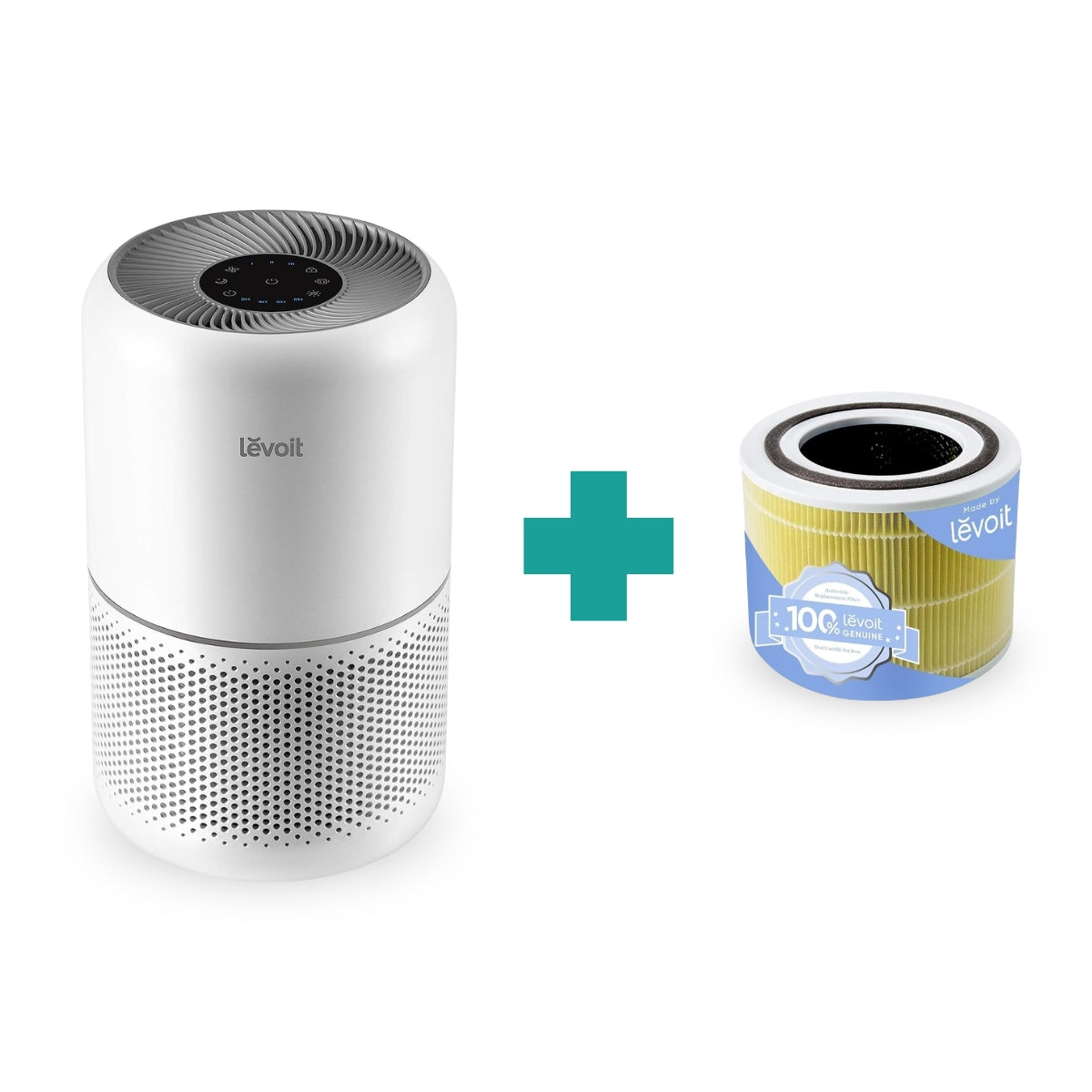 COMBO LEVOIT - Purificador de aire CORE 300-P + Filtro de Repuesto de 3 etapas para alergias a mascotas