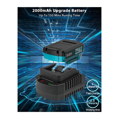 Limpiador eléctrico giratorio, limpiador de ducha inalámbrico de 1000 RPM - BEI & HONG