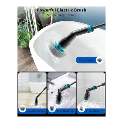 Limpiador eléctrico giratorio, limpiador de ducha inalámbrico de 1000 RPM - BEI & HONG