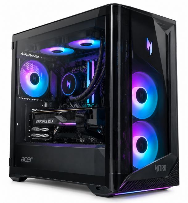 Acer Nitro 85 N85-600-UW36 PC Gamer Desktop Intel Core Ultra 7 265F RTX 5070 12GB - 16GB RAM 1TB SSD
