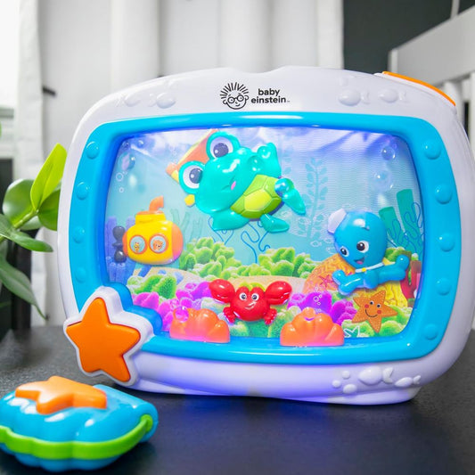 Baby Einstein Sea Dreams - Juguete calmante con control remoto para recién nacidos  | Luces Suaves + Melodías | Control Remoto
