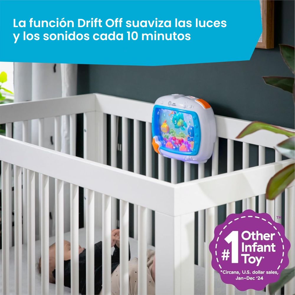 Baby Einstein Sea Dreams - Juguete calmante con control remoto para recién nacidos  | Luces Suaves + Melodías | Control Remoto