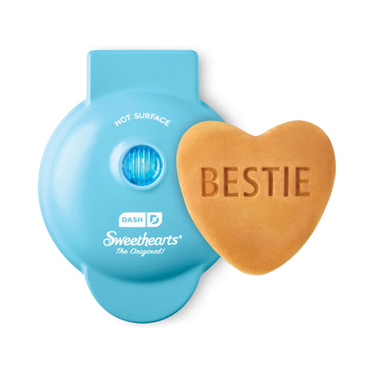 DASH x Sweethearts® Mini waflera – Waffle, 4 pulgadas, gofres en forma de corazón