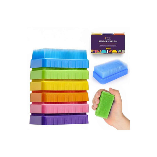 Cepillos de Terapia Sensorial para Estimulación, Paquete de 6 - Special Supplies