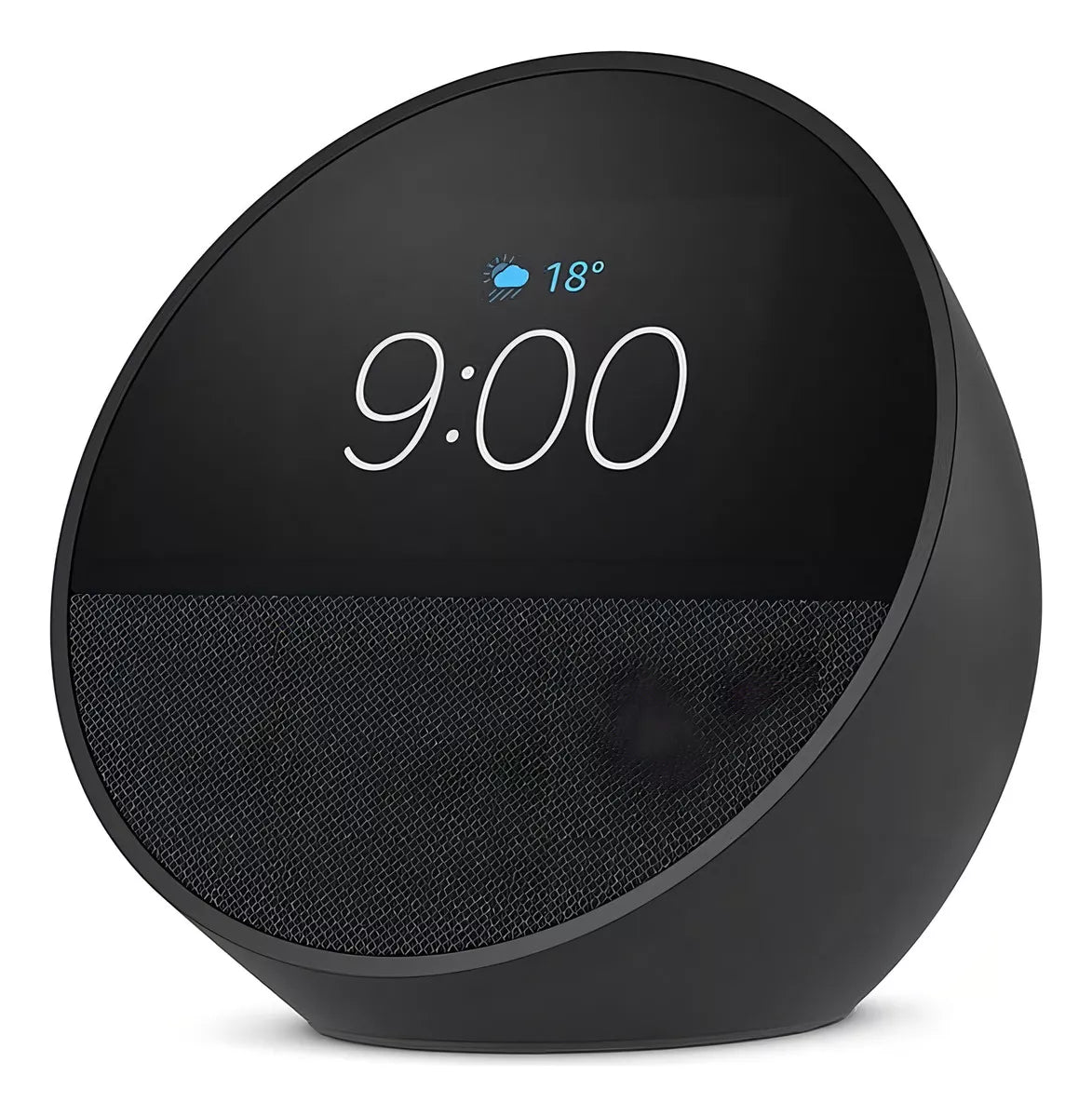 Amazon Echo Spot Bocina Inteligente 2024 Color Negro