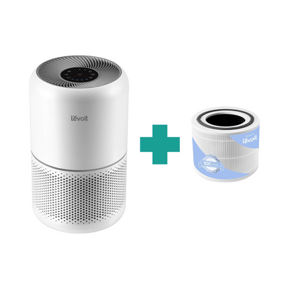 COMBO LEVOIT - Purificador de aire para alergias en el hogar Core300-P + Filtro de Repuesto