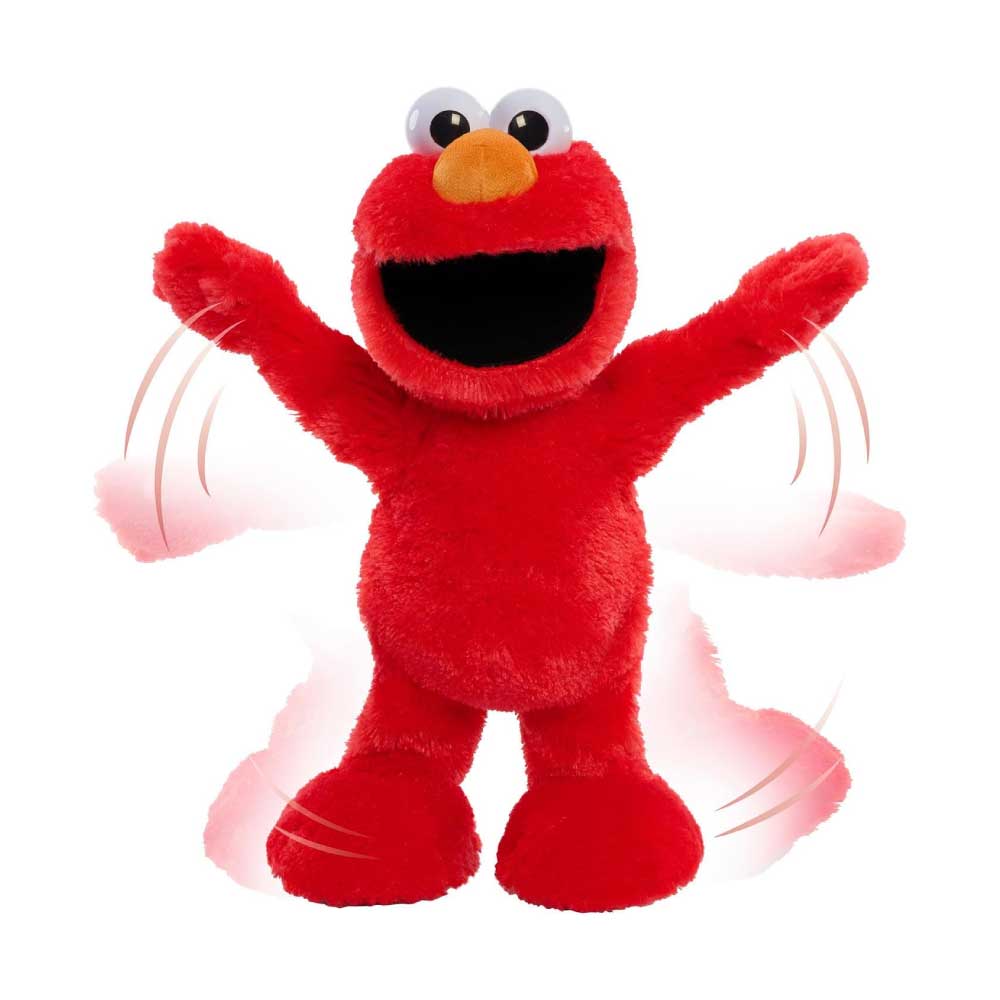 Peluche de 14 pulgadas, juego de simulación, juguete interactivo - Sesame Street Elmo Slide Singing and Dancing