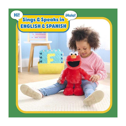 Peluche de 14 pulgadas, juego de simulación, juguete interactivo - Sesame Street Elmo Slide Singing and Dancing