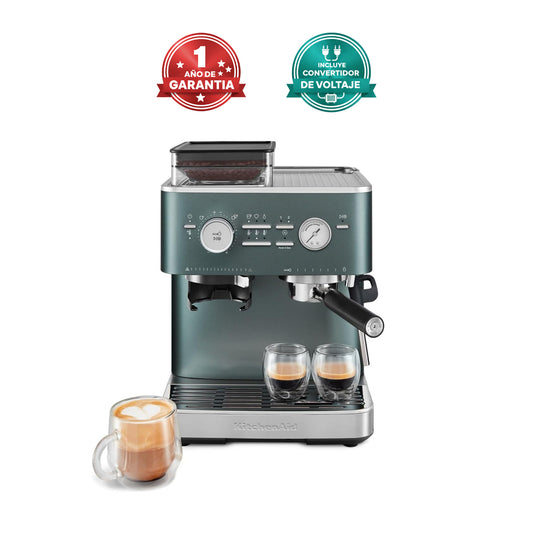 Máquina de Café Espresso Semiautomática con molinillo de rebabas - KitchenAid