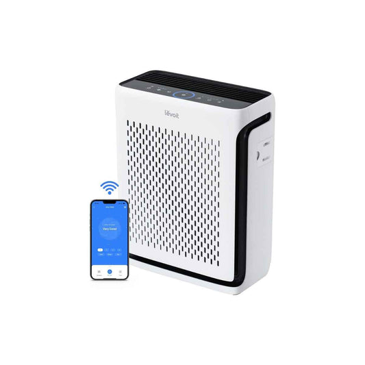 LEVOIT Vital 100S-P – Purificador de aire inteligente para habitaciones grandes hasta 1073 ft², WiFi, filtro grado HEPA