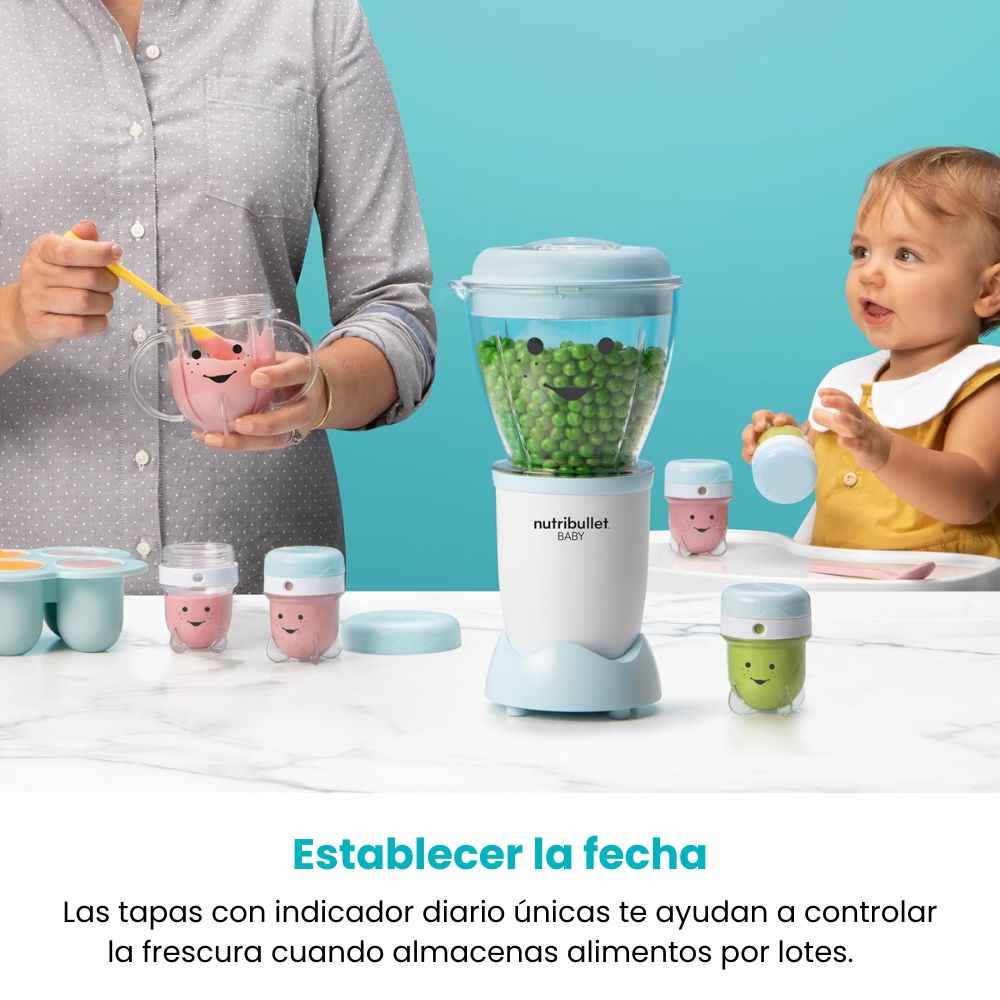 NutriBullet Baby - Licuadora de alimentos para bebés, 32 onzas