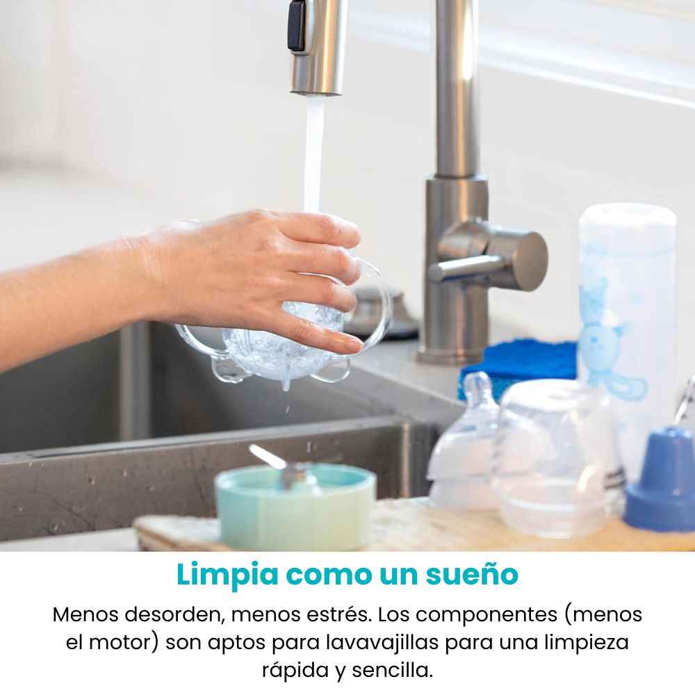NutriBullet Baby - Licuadora de alimentos para bebés, 32 onzas