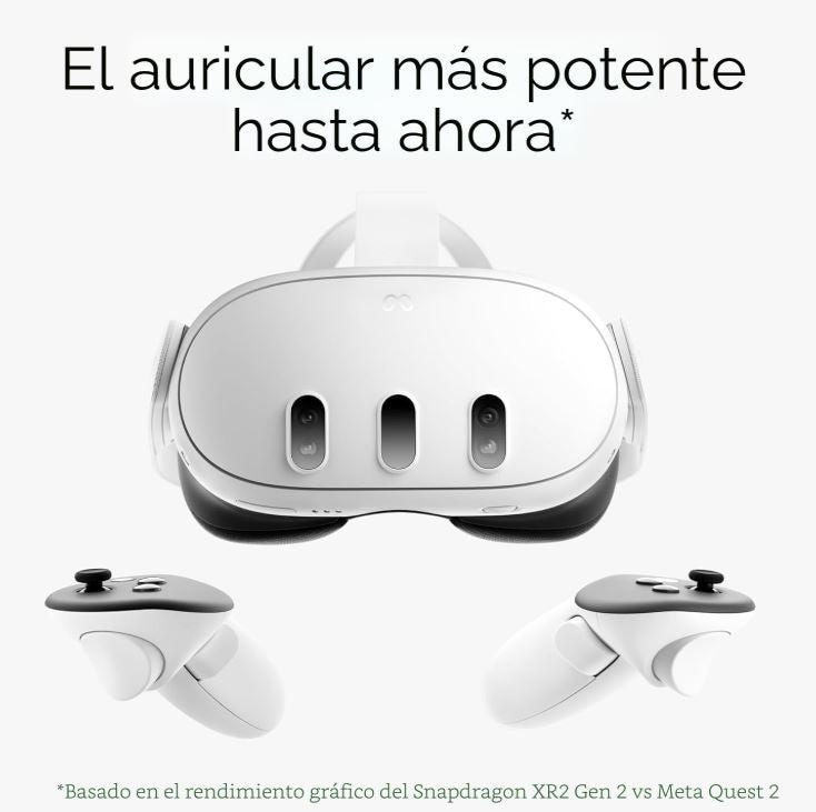 Meta Quest 3 512GB Visor de Realidad Virtual Sin Cables (Renewed Premium)