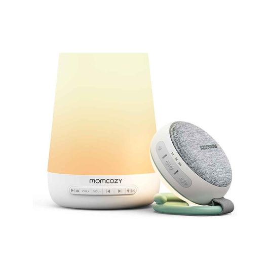 Combo Momcozy | Máquina de Sonido Inteligente + Máquina de Sonido Portátil para Bebé