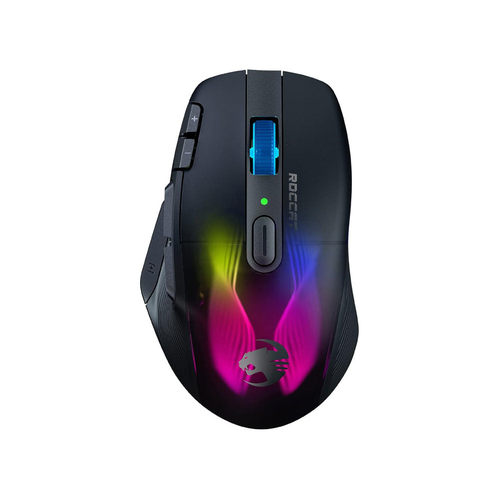 Mouse ergonómico inalámbrico personalizable RGB para juegos - ROCCAT Kone XP Air