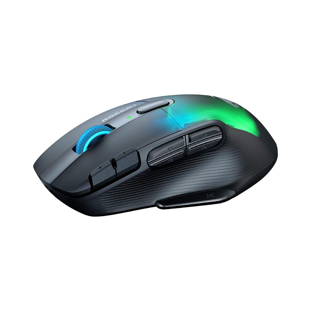 Mouse ergonómico inalámbrico personalizable RGB para juegos - ROCCAT Kone XP Air