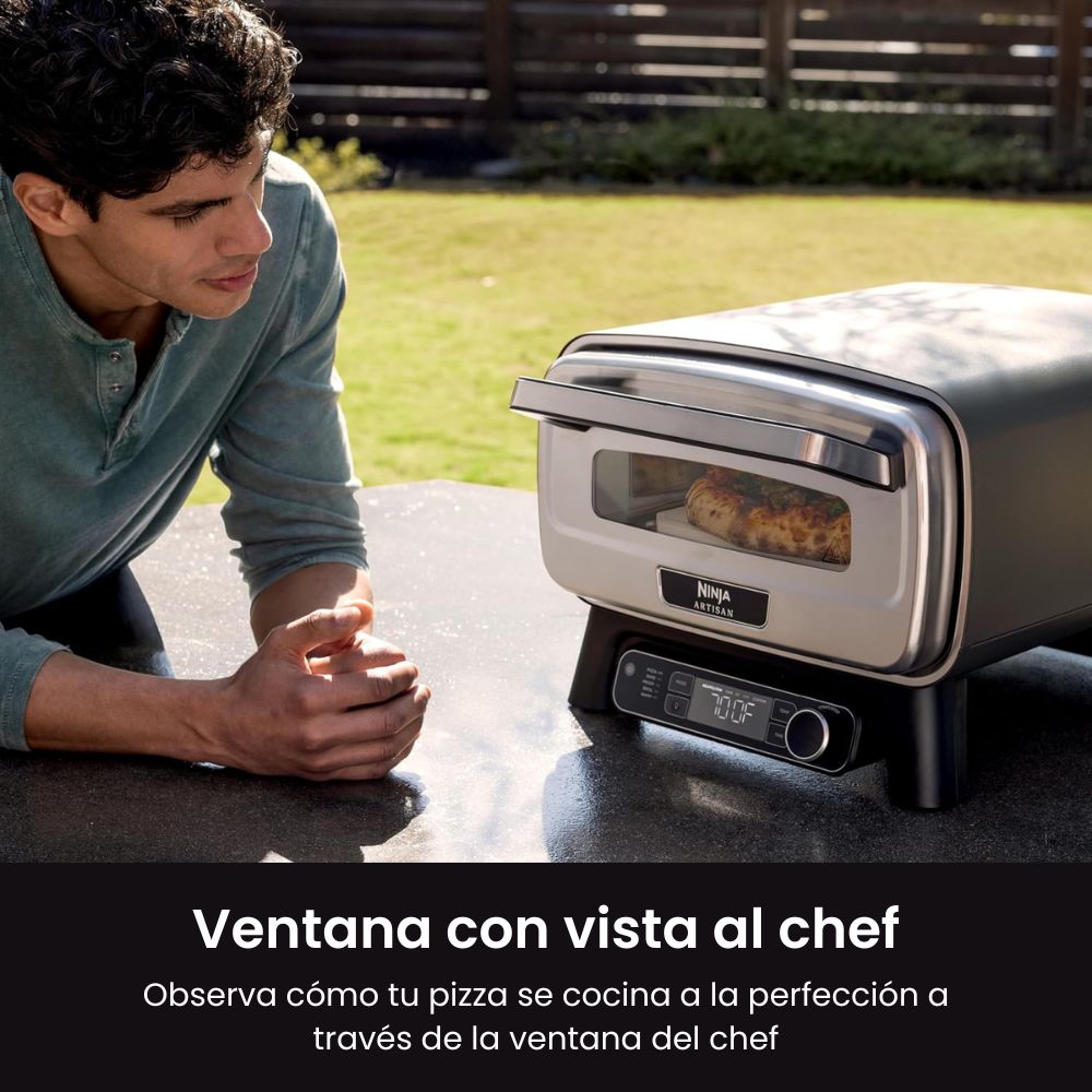 Horno de Pizza Ninja Artisan | ¡Pizza en 3 Minutos! | Para Exteriores 🌟