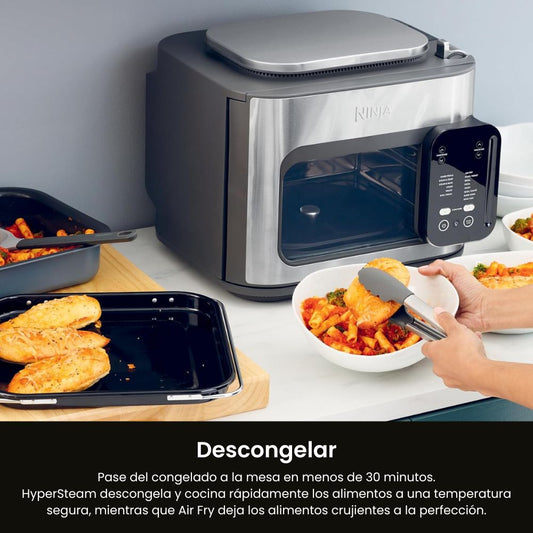 Ninja Combi Multicocina - Horno y freidora de aire, comidas completas en 15 minutos, funciones 14 en 1