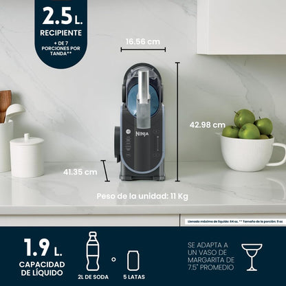 Ninja SLUSHi - Máquina de bebidas congeladas y granizados con tecnología RapidChill  | Capacidad 88 oz | Sin Necesidad de Hielo