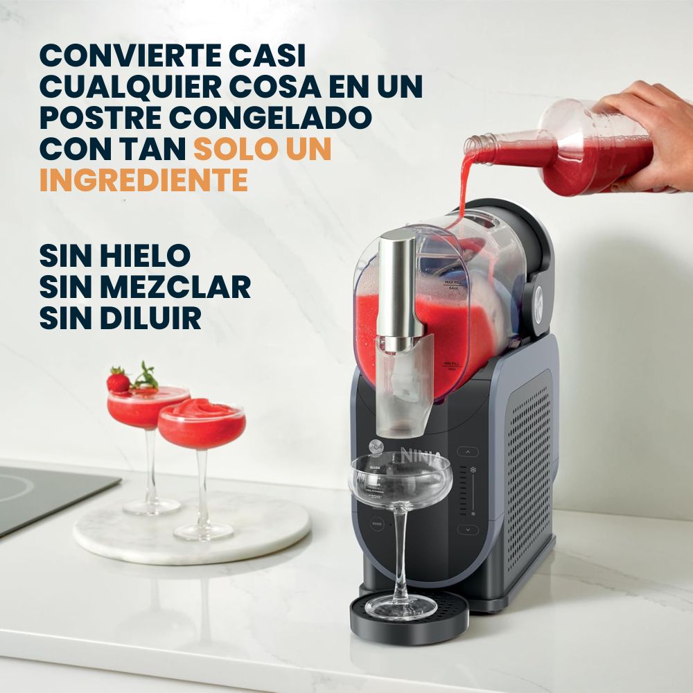 Ninja SLUSHi - Máquina de bebidas congeladas y granizados con tecnología RapidChill  | Capacidad 88 oz | Sin Necesidad de Hielo