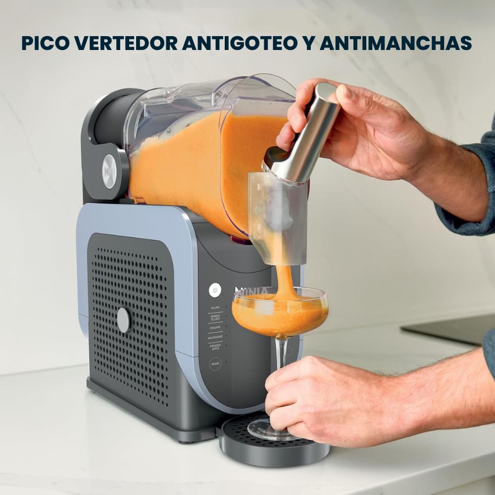 Ninja SLUSHi - Máquina de bebidas congeladas y granizados con tecnología RapidChill  | Capacidad 88 oz | Sin Necesidad de Hielo
