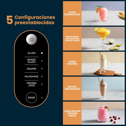 Ninja SLUSHi - Máquina de bebidas congeladas y granizados con tecnología RapidChill  | Capacidad 88 oz | Sin Necesidad de Hielo