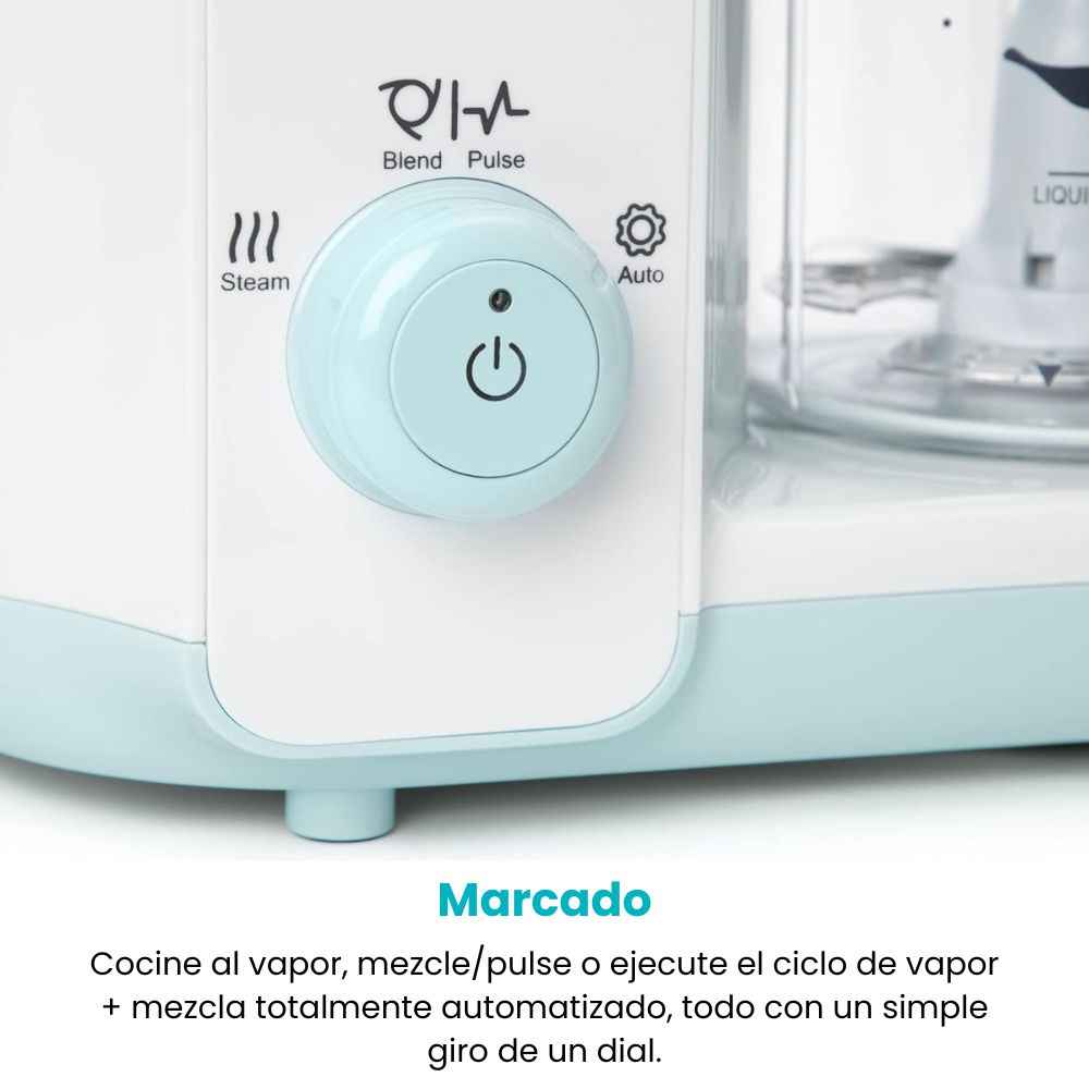 Nutribullet Baby todo en 1 - vaporera y licuadora para bebés Nutribullet - Steam + Blend