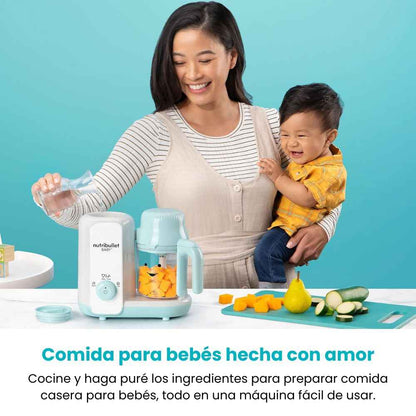 Nutribullet Baby todo en 1 - vaporera y licuadora para bebés Nutribullet - Steam + Blend