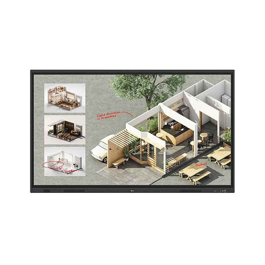 Pantalla Táctil Interactiva LG CreateBoard Standard 75" (75TR3DQ-B) | 4K UHD con Android 14 EDLA y Multi-Touch
