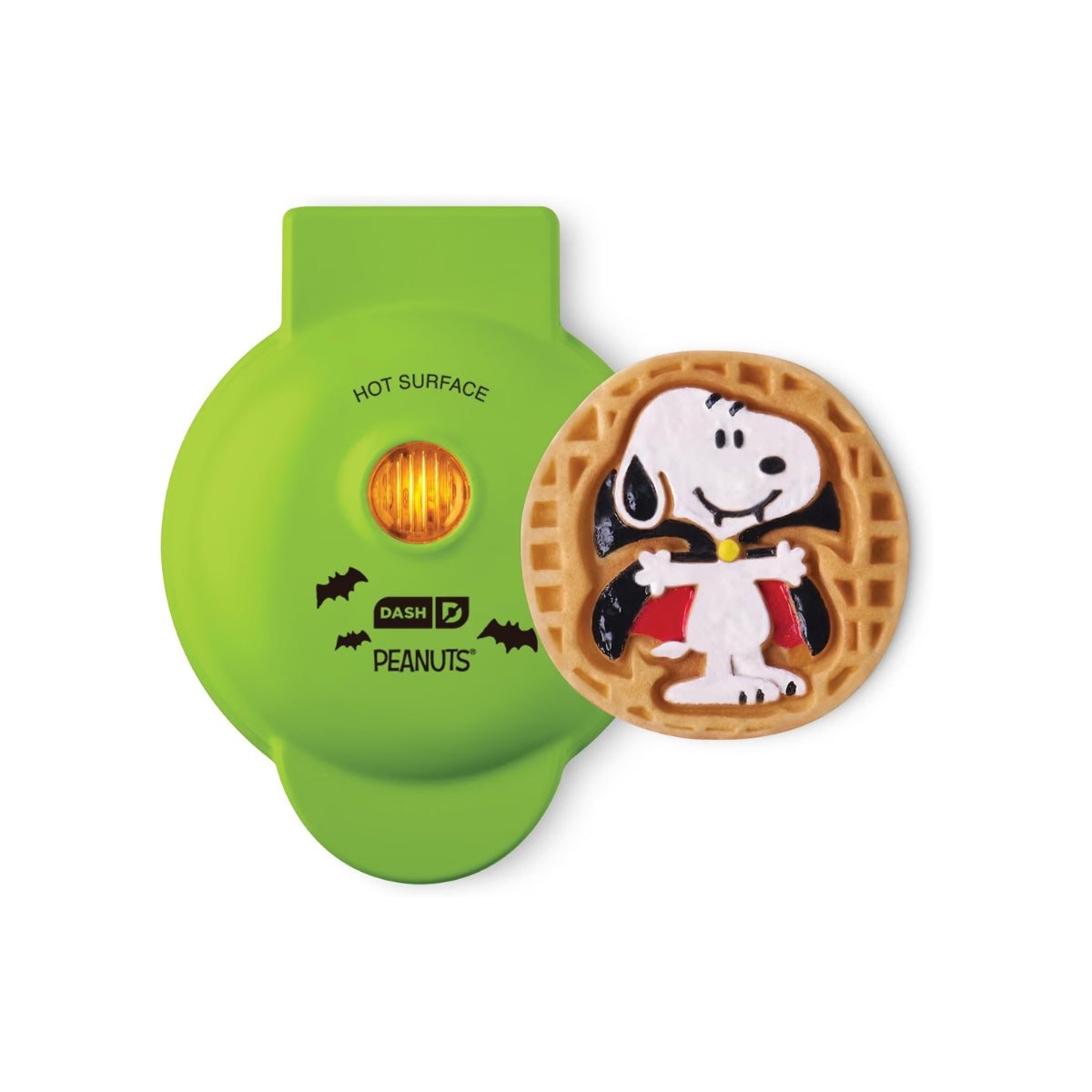 Mini Waflera con Figura de Snoopy Vampiro 4" - Peanuts x Dash Snoopy Vampiro