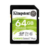 SDXC Kingston Canvas Select Plus SDS2 - 64GB