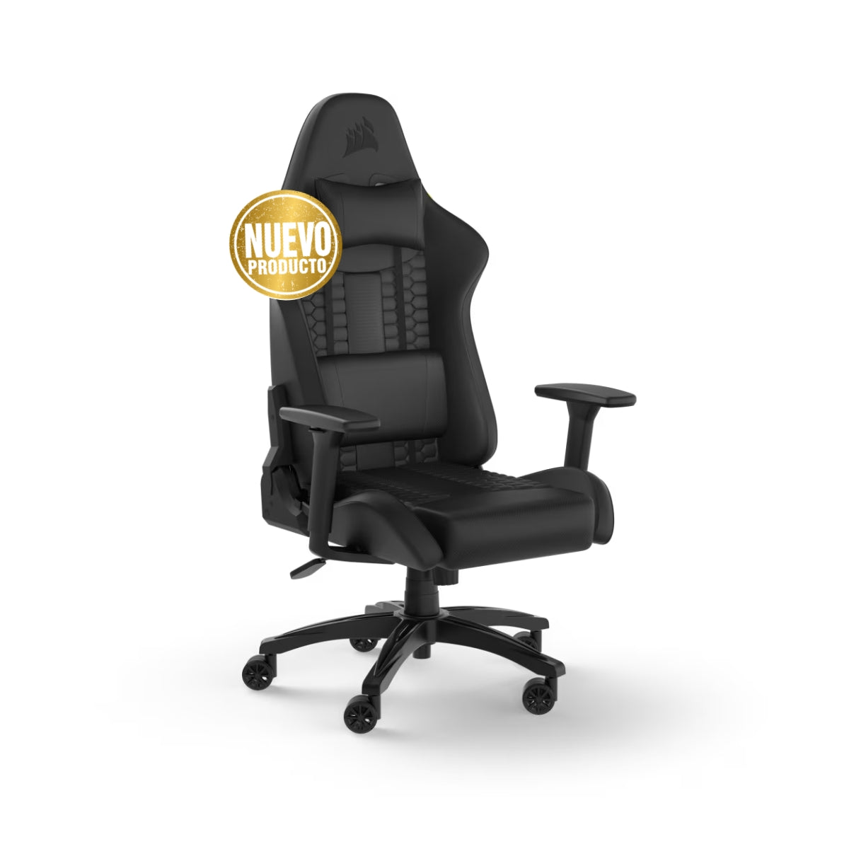 Silla Gamer Corsair TC100 Relaxed color Negro