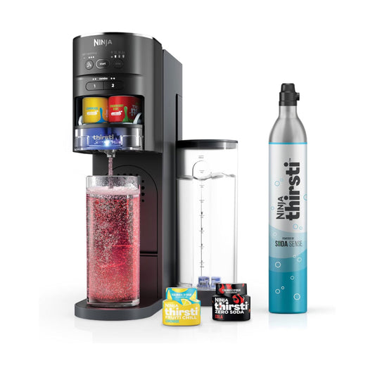 Ninja Thirsti - Sistema de bebidas, fabricante de refrescos, crea bebidas gaseosas únicas y sin gas