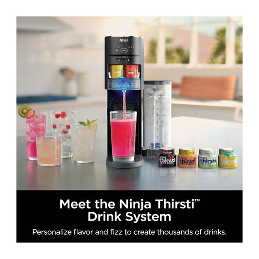 Ninja Thirsti - Sistema de bebidas, fabricante de refrescos, crea bebidas gaseosas únicas y sin gas