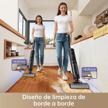DREAME H12 PRO - Aspiradora y trapeador inalámbrico todo en uno, limpiador inteligente para suelos duros
