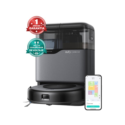Aspiradora robot Eufy Omni C20 con estación todo en uno