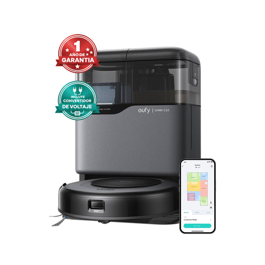 Aspiradora robot Eufy Omni C20 con estación todo en uno