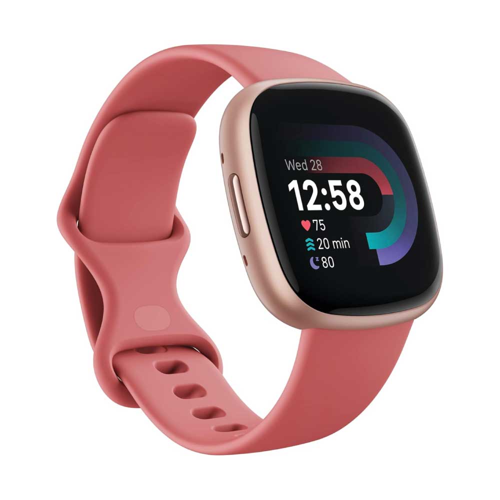 Reloj inteligente con preparación diaria, GPS, frecuencia cardíaca 24/7 - Fitbit Versa 4 Fitness