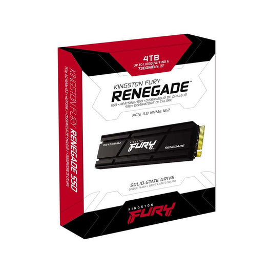 Kingston Unidad de estado sólido FURY Renegade - M.2 2280 Interno - 4TB - PCI Express NVMe