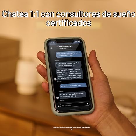 Máquina de sonido para bebés Hatch y generador de rutina de luz nocturna (Putty)