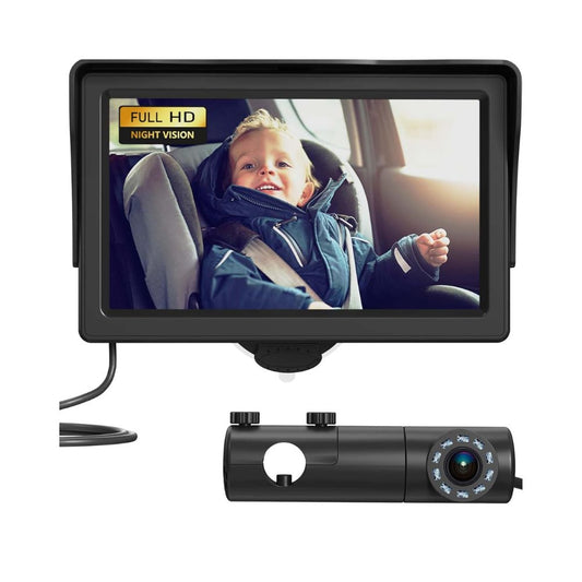 Cámara de coche para bebé, pantalla HD - GROWNSY